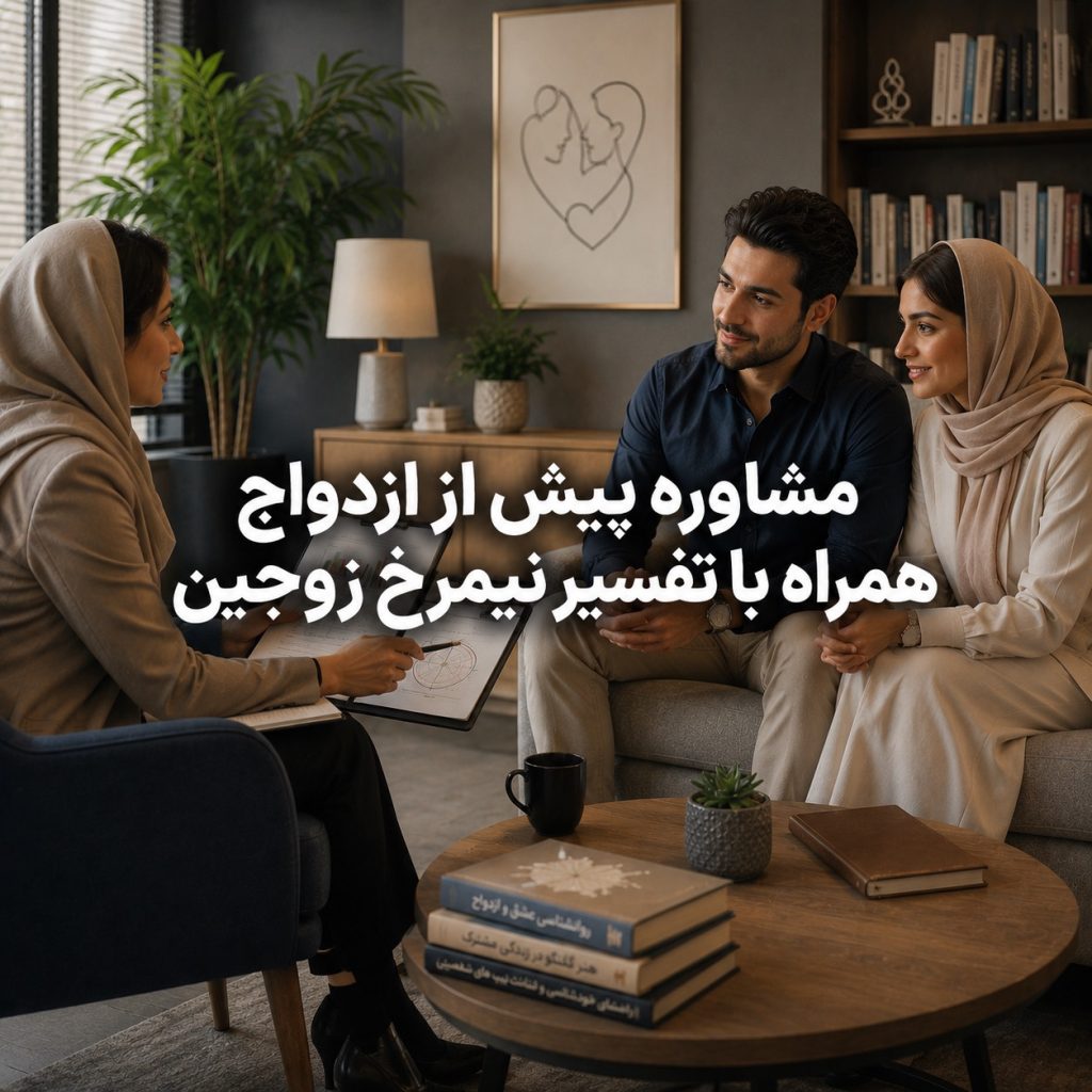 مشاوره پیش از ازدواج همراه با تفسیر نیمرخ زوجین